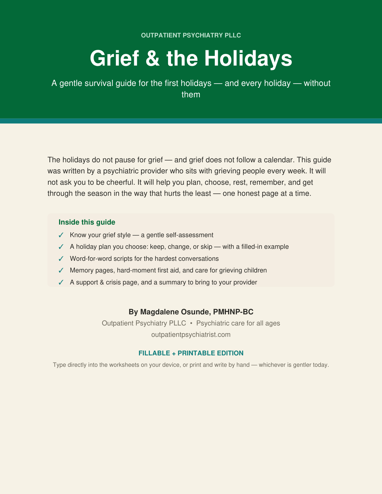 Grief & the Holidays