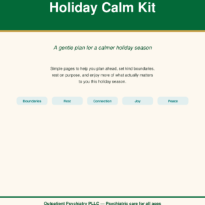 Holiday Calm Kit